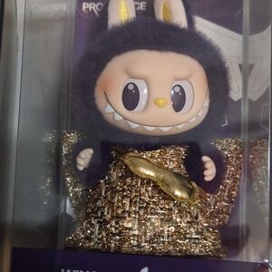 Charming Gold and Black Bunny Toy